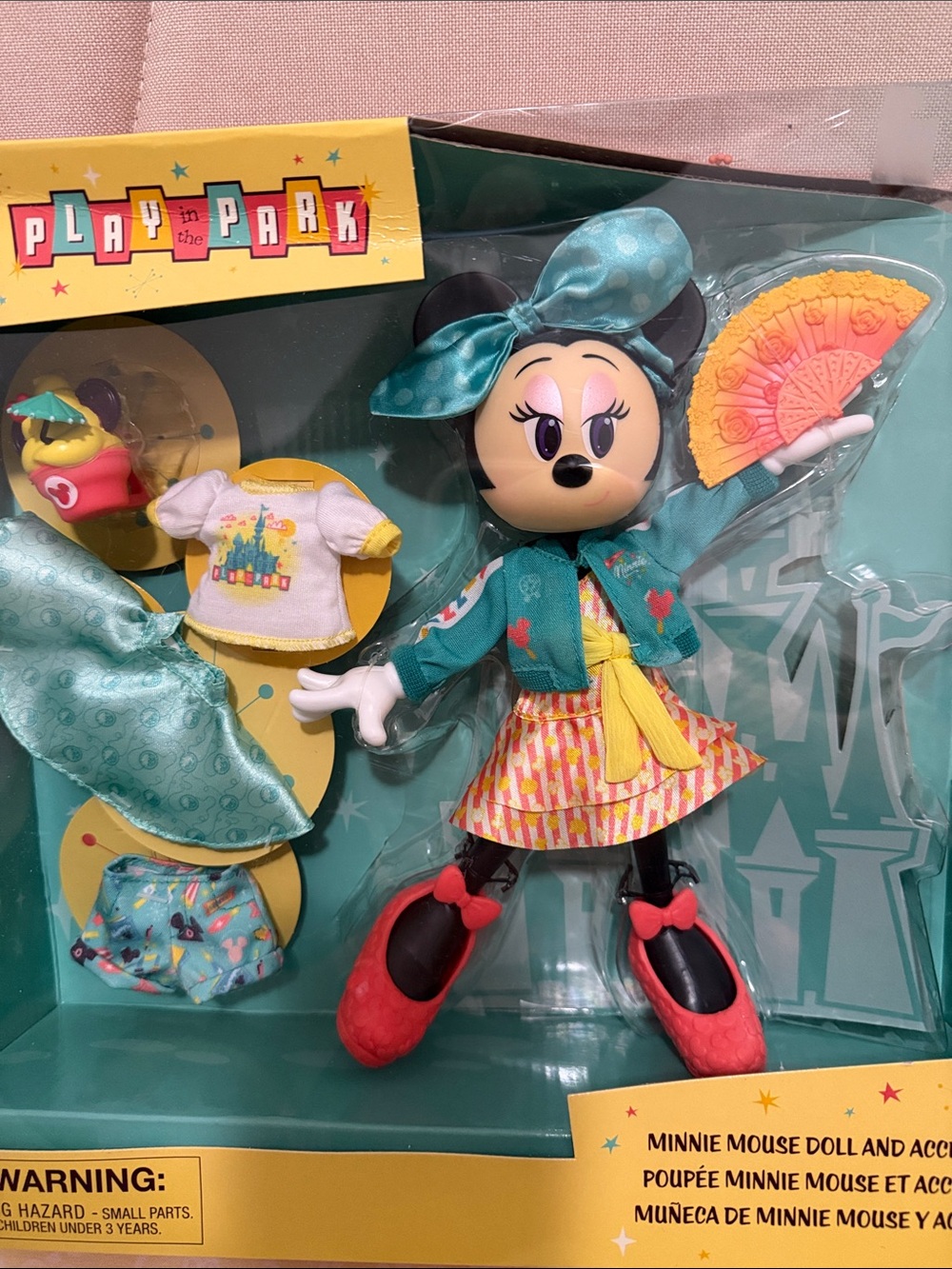 Disney Minnie Mouse Doll. Play in the Park Minnie Mouse Doll.